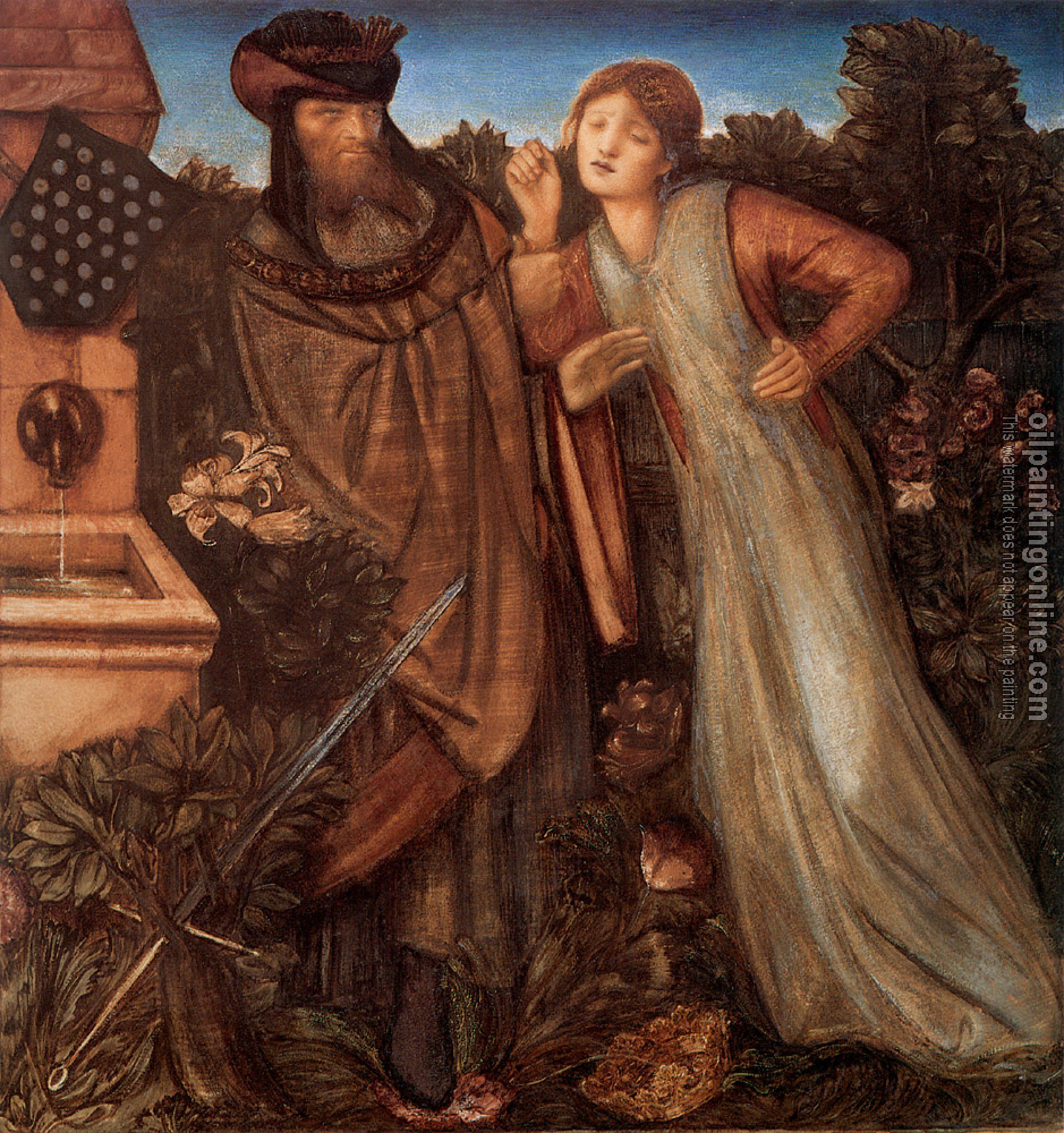 Burne-Jones, Sir Edward Coley - King Mark and La Belle Iseult